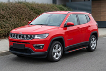 Jeep Compass 2016– Sānu pakāpieni Maya Red (2 gab., alumīnijs) foto 1