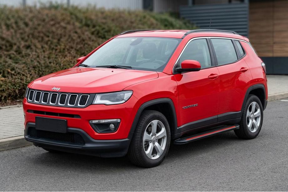 Jeep Compass 2016– Sānu pakāpieni Maya Red (2 gab., alumīnijs) Image