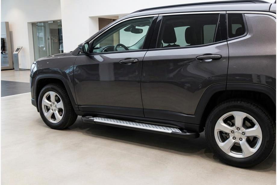 Jeep Compass 2016– Sānu pakāpieni Allmond Grey (2 gab., alumīnijs) Image