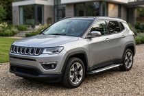 Jeep Compass 2016– Sānu sliekšņi Line (2 gab., alumīnijs) foto 1