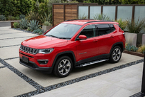 Jeep Compass 2016– Sānu sliekšņi Sunrise (2 gab., alumīnijs) foto 1