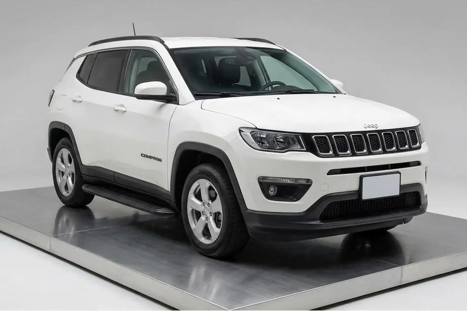 Jeep Compass 2016– Sānu kāpšļi Tayga Black (2 gab., alumīnijs) Image