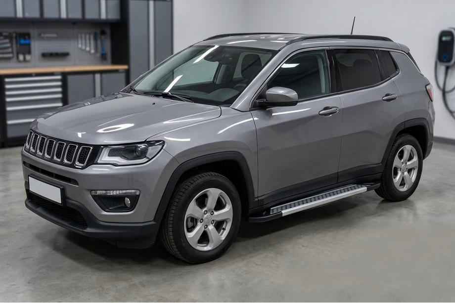 Jeep Compass 2016– Sānu pakāpieni Vision New Grey (2 gab., alumīnijs) Image