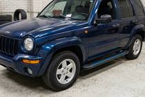 Jeep Cherokee/Liberty 2002–2007 Sānu pakāpieni Maya Blue (2 gab., alumīnijs) foto 1