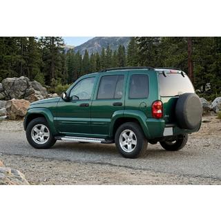 Sānu pakāpieni Vision New Grey (2 gab., alumīnijs) Jeep Cherokee/Liberty 2002–2007 foto 1