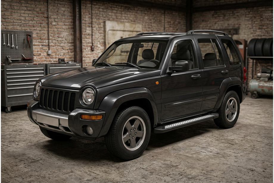 Jeep Cherokee/Liberty 2002–2007 Sānu pakāpieni Vision New Black (2 gab., alumīnijs) Image