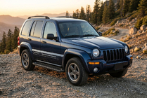 Jeep Cherokee/Liberty 2002–2007 Sānu sliekšņi Allmond Black (2 gab., alumīnijs) foto 1