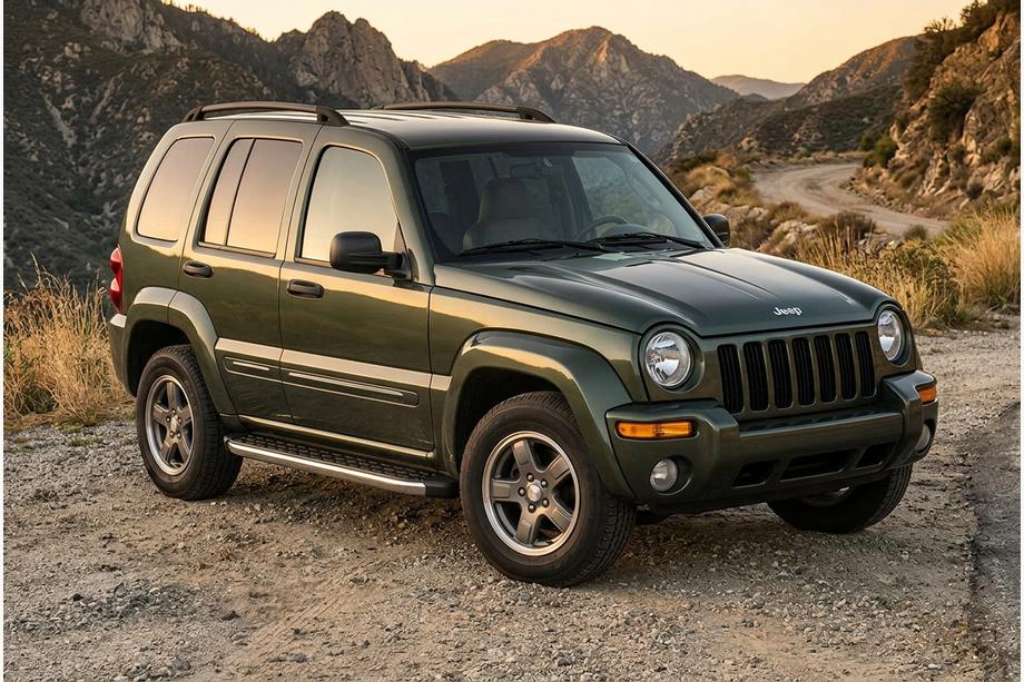 Jeep Cherokee/Liberty 2002–2007 Sānu pakāpieni BlackLine (2 gab., alumīnijs) Foto 1