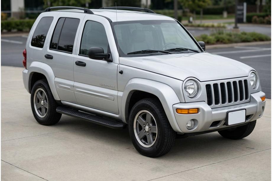 Jeep Cherokee/Liberty 2002–2007 Sānu kāpšļi Tayga Black (2 gab., alumīnijs) Image