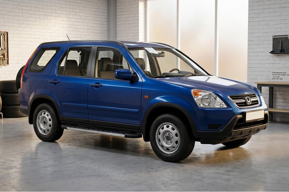 Honda CRV 2001–2006 Sānu sliekšņi Duru (2 gab., alumīnijs) Image