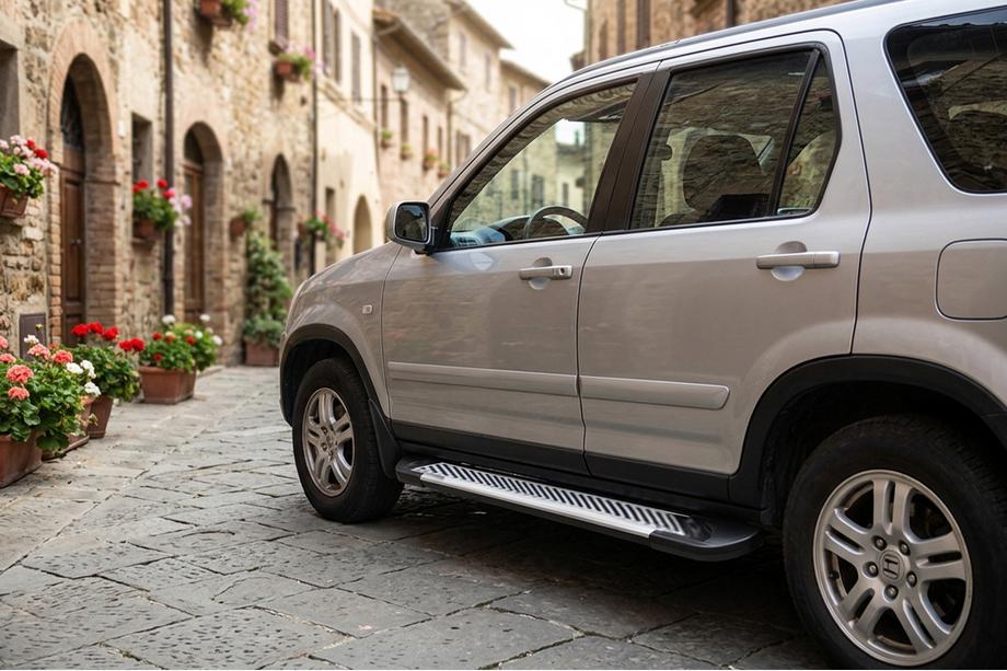 Honda CRV 2001–2006 Sānu sliekšņi Line (2 gab., alumīnijs) Image