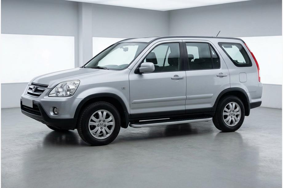 Honda CRV 2001–2006 Sānu sliekšņi Tayga Grey (2 gab., alumīnijs) Image