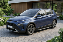 Hyundai Bayon 2021– Sānu sliekšņi Bosphore Grey (2 gab., alumīnijs) foto 1