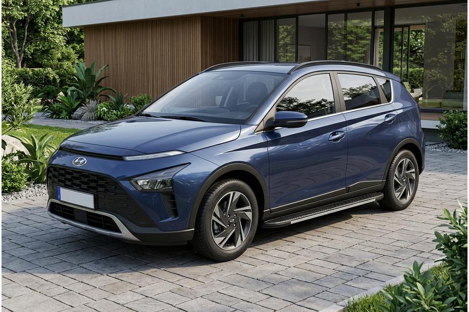 Hyundai Bayon 2021– Sānu sliekšņi Bosphore Grey (2 gab., alumīnijs) Image