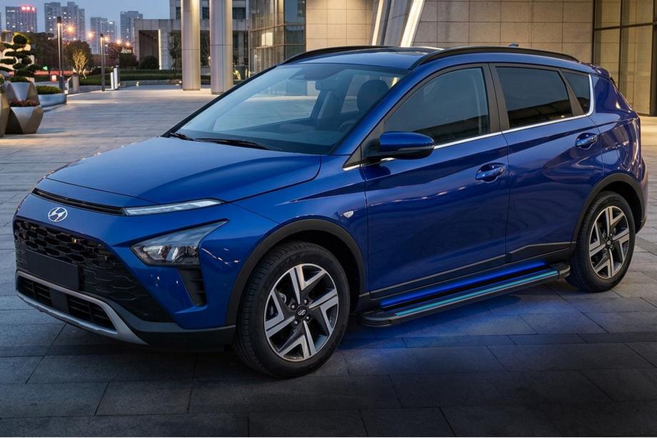 Hyundai Bayon 2021– Sānu pakāpieni Maya Blue (2 gab., alumīnijs) Image
