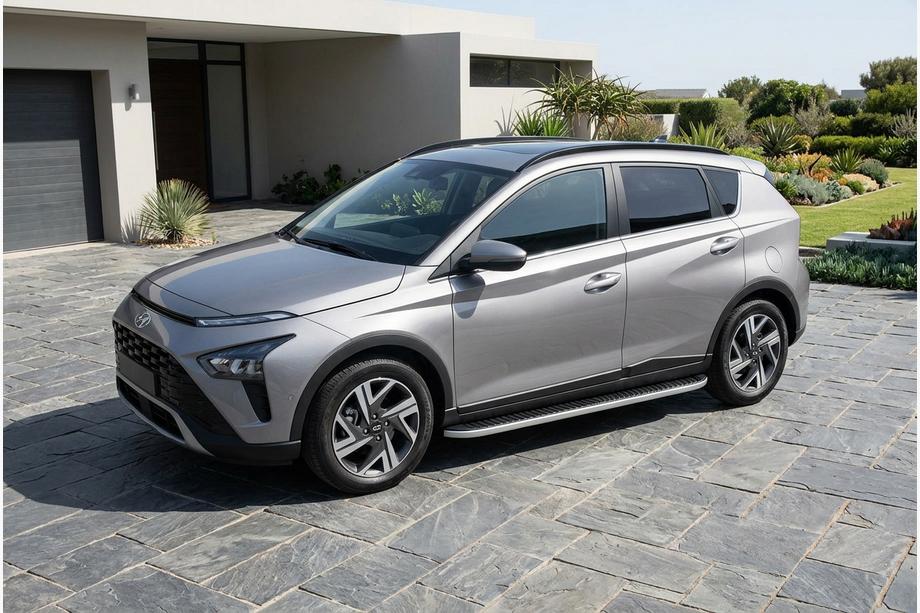 Hyundai Bayon 2021– Sānu sliekšņi Tayga Grey (2 gab., alumīnijs) Image