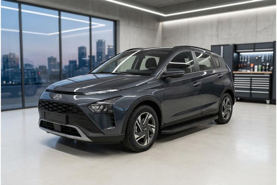 Hyundai Bayon 2021– Sānu kāpšļi Tayga Black (2 gab., alumīnijs) Image