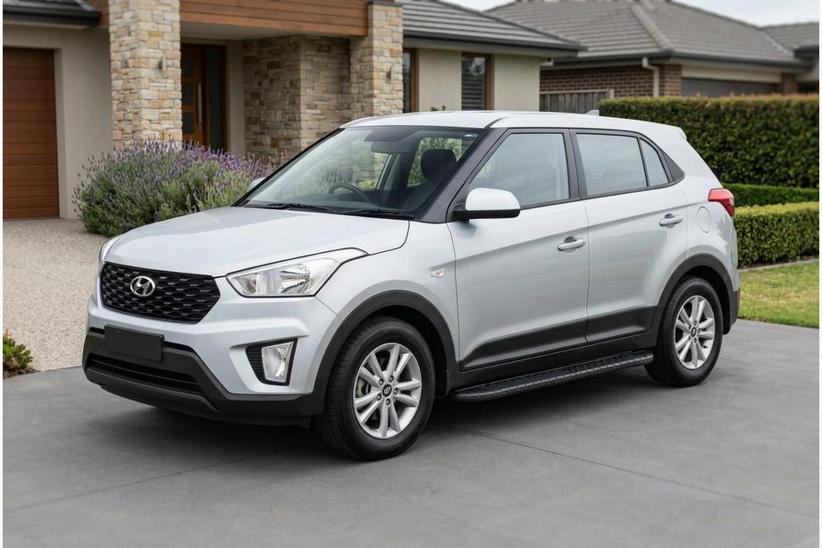 Hyundai Creta 2014–2020 Sānu sliekšņi Bosphore Black (2 gab., alumīnijs) Image
