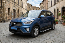 Hyundai Creta 2014–2020 Sānu sliekšņi Duru (2 gab., alumīnijs) foto 1