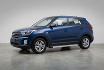 Hyundai Creta 2014–2020 Sānu pakāpieni Maya V2 (2 gab., alumīnijs) foto 2