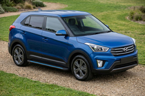 Hyundai Creta 2014–2020 Sānu pakāpieni Maya Blue (2 gab., alumīnijs) foto 1