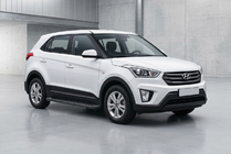 Hyundai Creta 2014–2020 Sānu sliekšņi Allmond Black (2 gab., alumīnijs) foto 1
