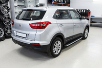 Hyundai Creta 2014–2020 Sānu pakāpieni Fullmond (2 gab., alumīnijs) foto 2