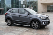 Hyundai Creta 2014–2020 Sānu pakāpieni Tayga V2 (2 gab., alumīnijs) foto 1