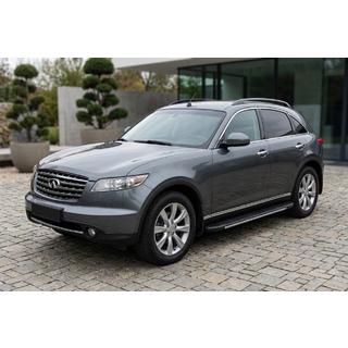 Sānu sliekšņi Bosphore Grey (2 gab., alumīnijs) Infiniti FX 2003–2008 foto 1