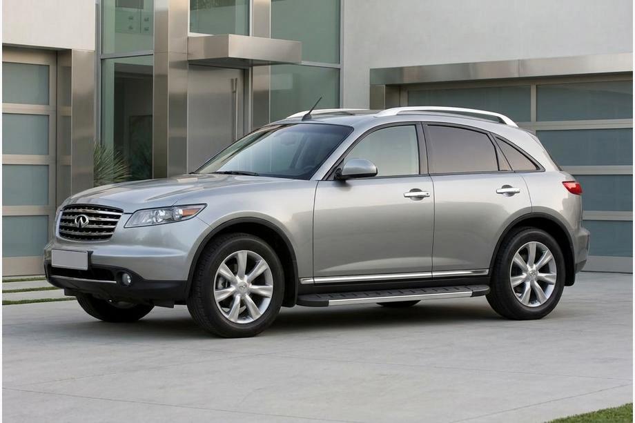 Infiniti FX 2003–2008 Sānu sliekšņi Duru (2 gab., alumīnijs) Image