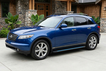 Infiniti FX 2003–2008 Sānu pakāpieni Maya Blue (2 gab., alumīnijs) foto 1