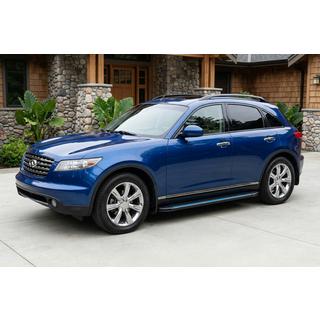 Sānu pakāpieni Maya Blue (2 gab., alumīnijs) Infiniti FX 2003–2008 foto 1