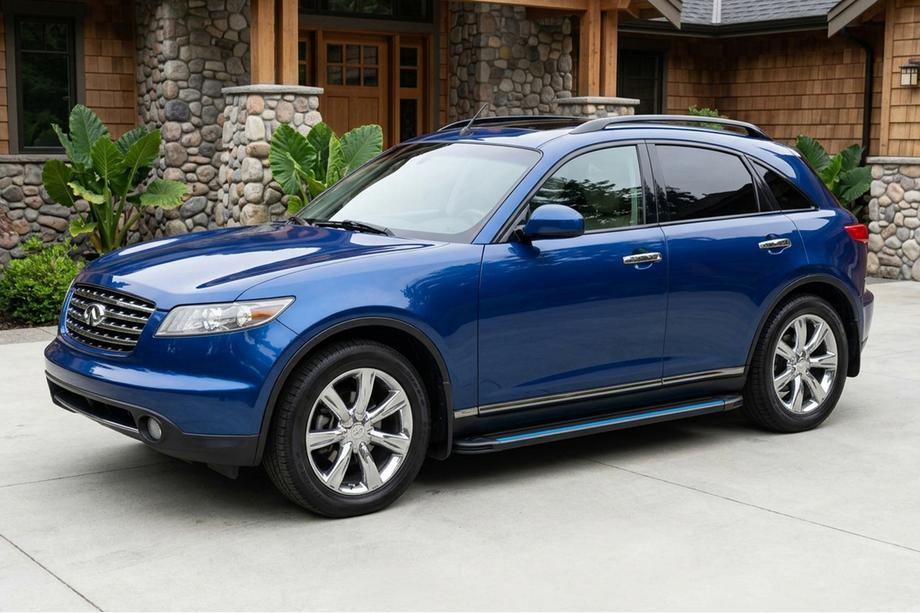Infiniti FX 2003–2008 Sānu pakāpieni Maya Blue (2 gab., alumīnijs) Image
