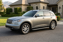 Infiniti FX 2003–2008 Sānu kāpšļi Maydos V1 (2 gab., alumīnijs) foto 1