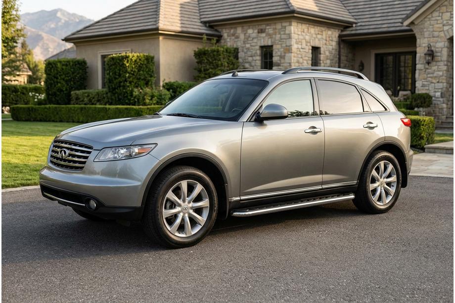 Infiniti FX 2003–2008 Sānu kāpšļi Maydos V1 (2 gab., alumīnijs) Image