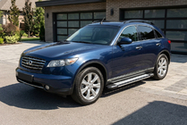 Infiniti FX 2003–2008 Sānu pakāpieni Rainbow (2 gab., alumīnijs) foto 1