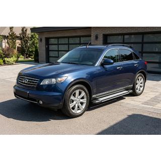 Sānu pakāpieni Rainbow (2 gab., alumīnijs) Infiniti FX 2003–2008 foto 1