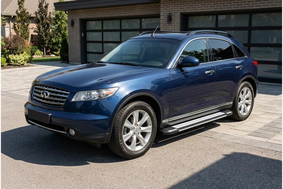 Infiniti FX 2003–2008 Sānu pakāpieni Rainbow (2 gab., alumīnijs) Image