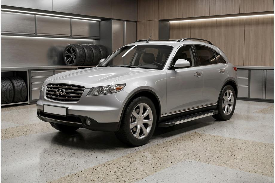 Infiniti FX 2003–2008 Sānu pakāpieni RedLine (2 gab., alumīnijs) Image