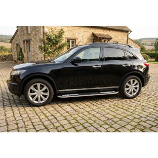Sānu pakāpieni Tayga V2 (2 gab., alumīnijs) Infiniti FX 2003–2008 foto 1