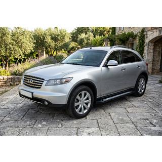Sānu pakāpieni Vision New Black (2 gab., alumīnijs) Infiniti FX 2003–2008 foto 1