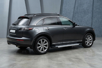 Infiniti FX 2003–2008 Sānu pakāpieni Vision New Grey (2 gab., alumīnijs) foto 1