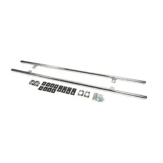 Sānu caurules 42 mm (2 gab., nerūsējošais tērauds) BMW X3 E83 2003–2010 foto 2