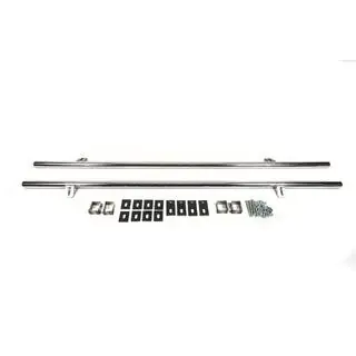 Sānu caurules 42 mm (2 gab., nerūsējošais tērauds) BMW X3 E83 2003–2010 foto 4