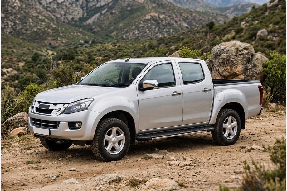 Isuzu D-Max 2011–2019 Sānu sliekšņi Bosphore Grey (2 gab., alumīnijs) Image