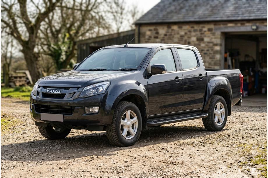 Isuzu D-Max 2011–2019 Sānu sliekšņi Allmond Black (2 gab., alumīnijs) Image