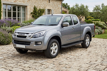 Isuzu D-Max 2011–2019 Sānu kāpšļi Tayga Black (2 gab., alumīnijs) foto 1