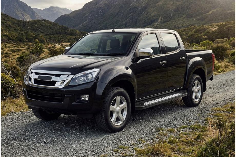 Isuzu D-Max 2011–2019 Sānu pakāpieni Vision New Black (2 gab., alumīnijs) Image
