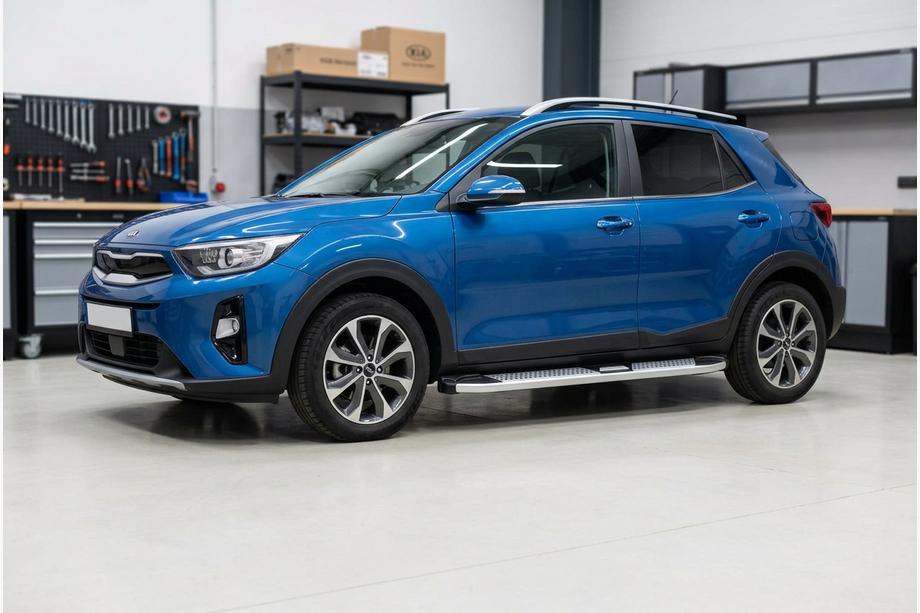 Kia Stonic 2017– Mevsim Grey sānu pakāpieni (2 gab., alumīnijs) Image