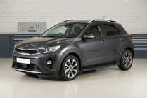 Kia Stonic 2017– Sānu sliekšņi Allmond Black (2 gab., alumīnijs) foto 1